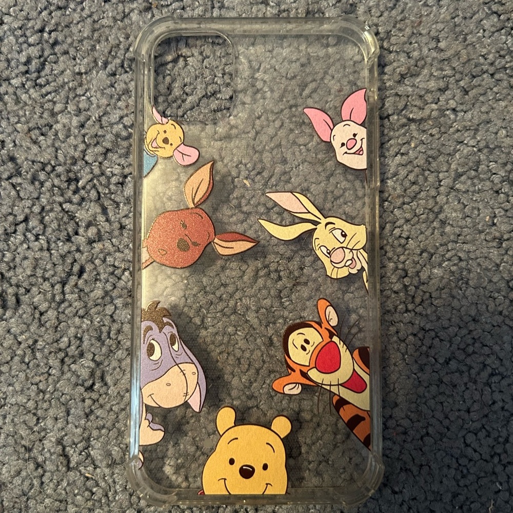 Transparent Winnie the Pooh & friends iPhone 11 case